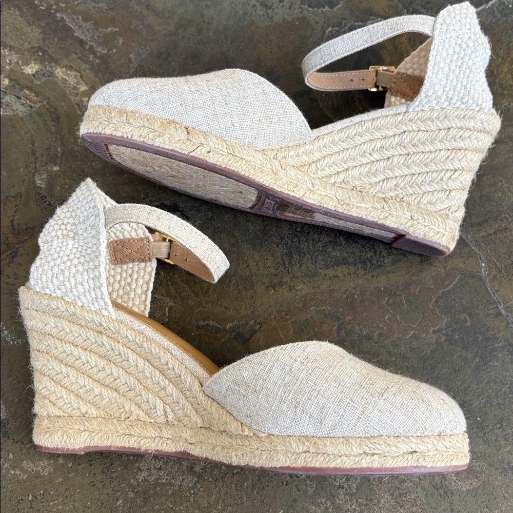 J. Crew Factory Ankle-Strap Espadrille Wedge - Picture 7 of 11